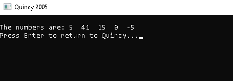 array