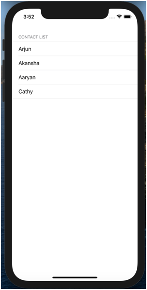 ios output